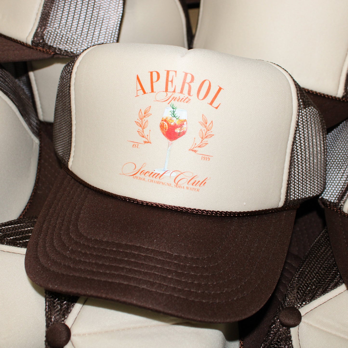 Aperol Spritz Social Club Trucker Hat