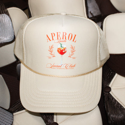 Aperol Spritz Social Club Trucker Hat