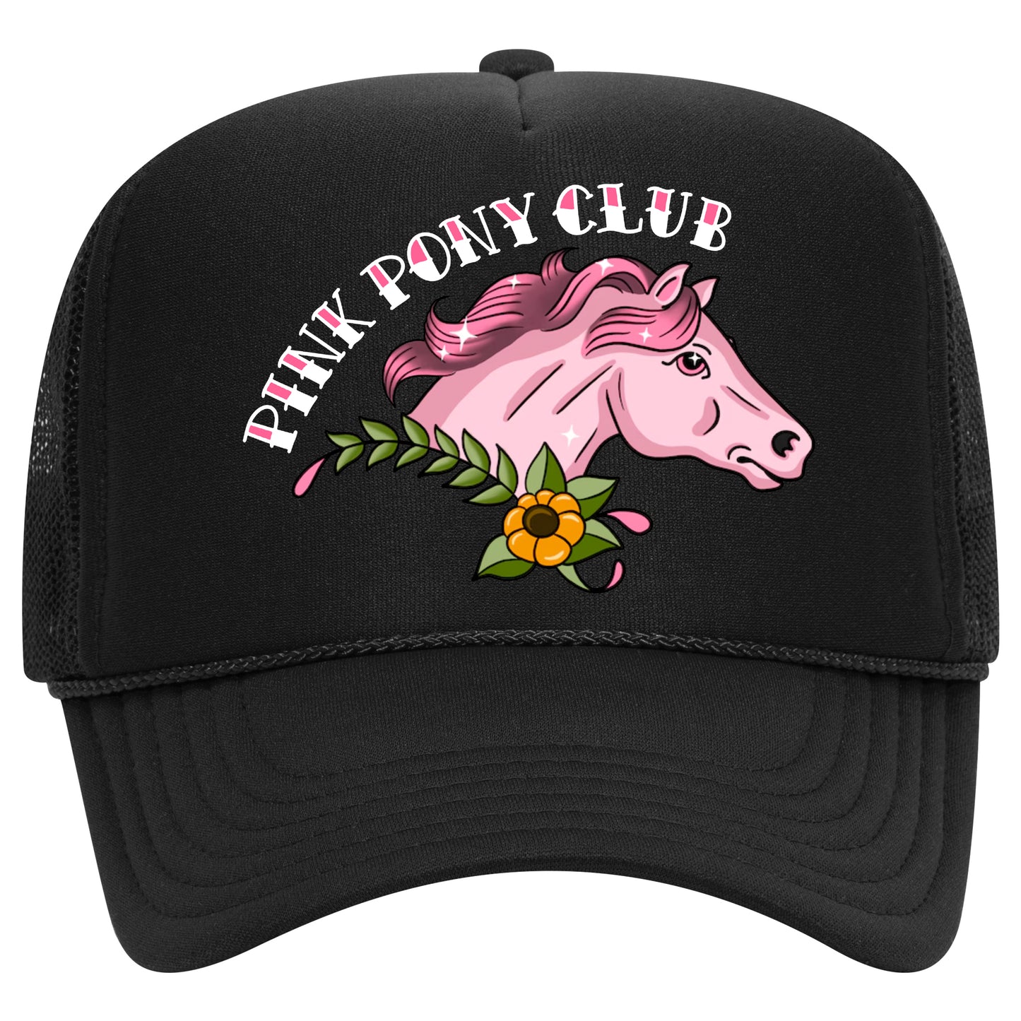 Pink Pony Club Sunflower Trucker Hat