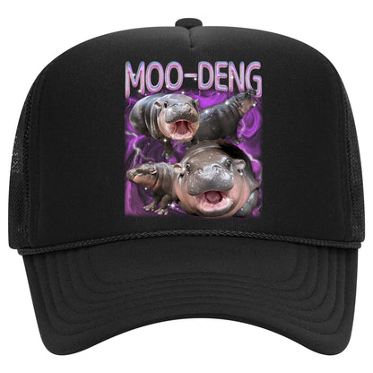 Moo Deng Hippo Trucker Hat