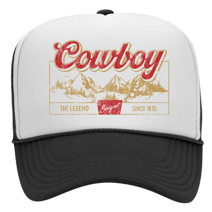 Cowboy The Legend Trucker Hat