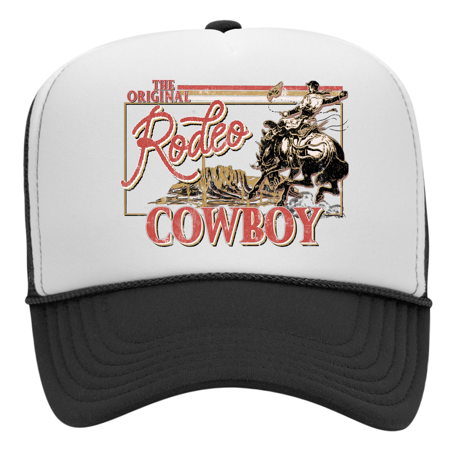 The Original Rodeo Cowboy Trucker Hat