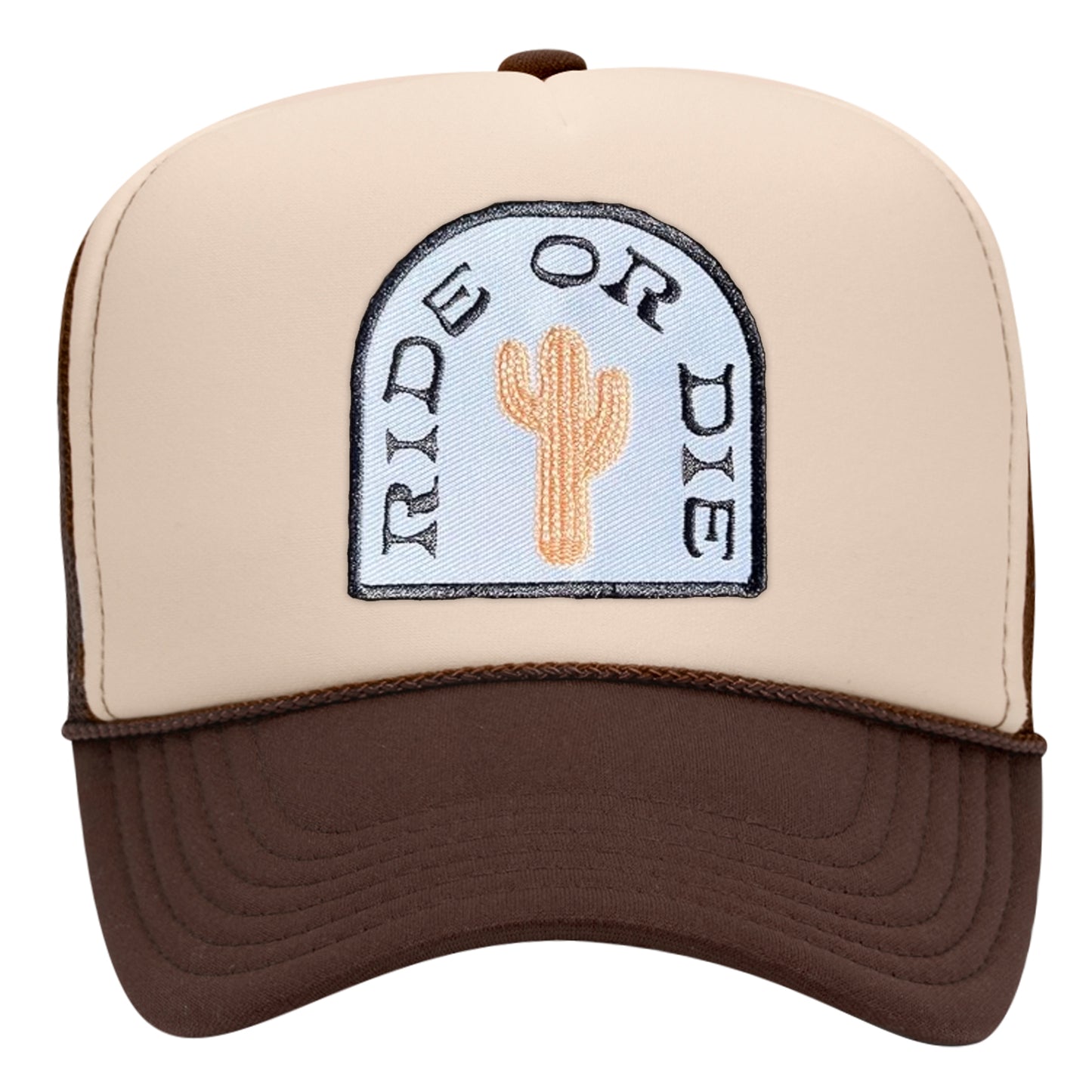 Ride Or Die Cowboy Patch Trucker Hat