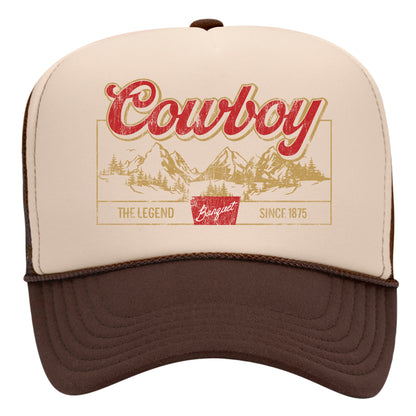 Cowboy The Legend Trucker Hat