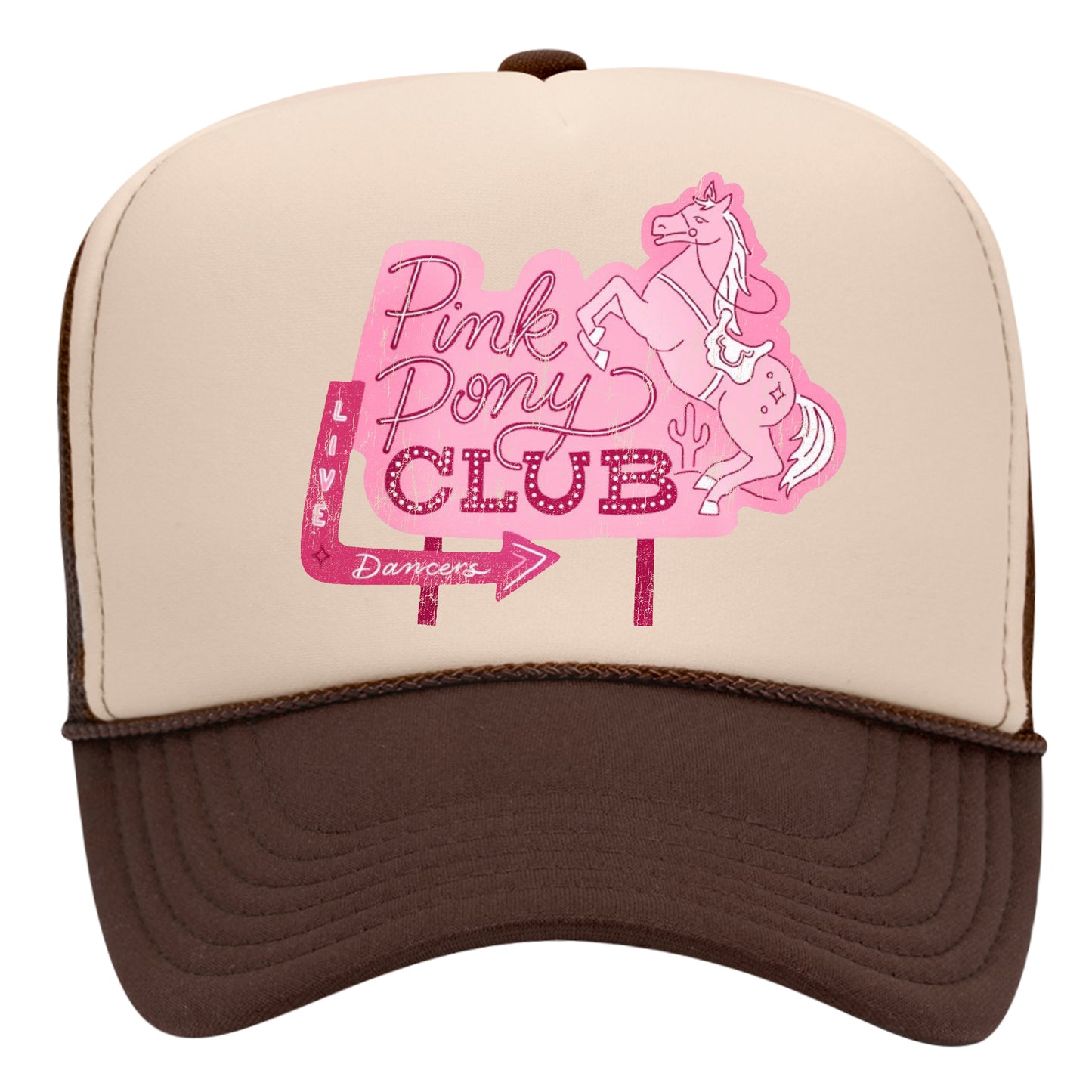 Pink Pony Club Sign Trucker Hat