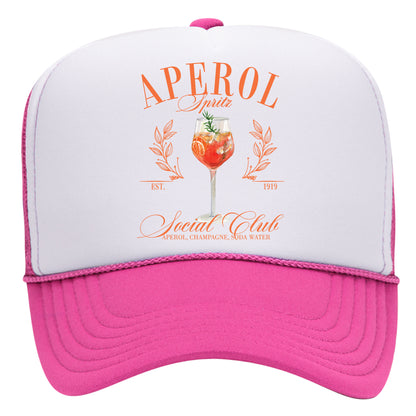 Aperol Spritz Social Club Trucker Hat