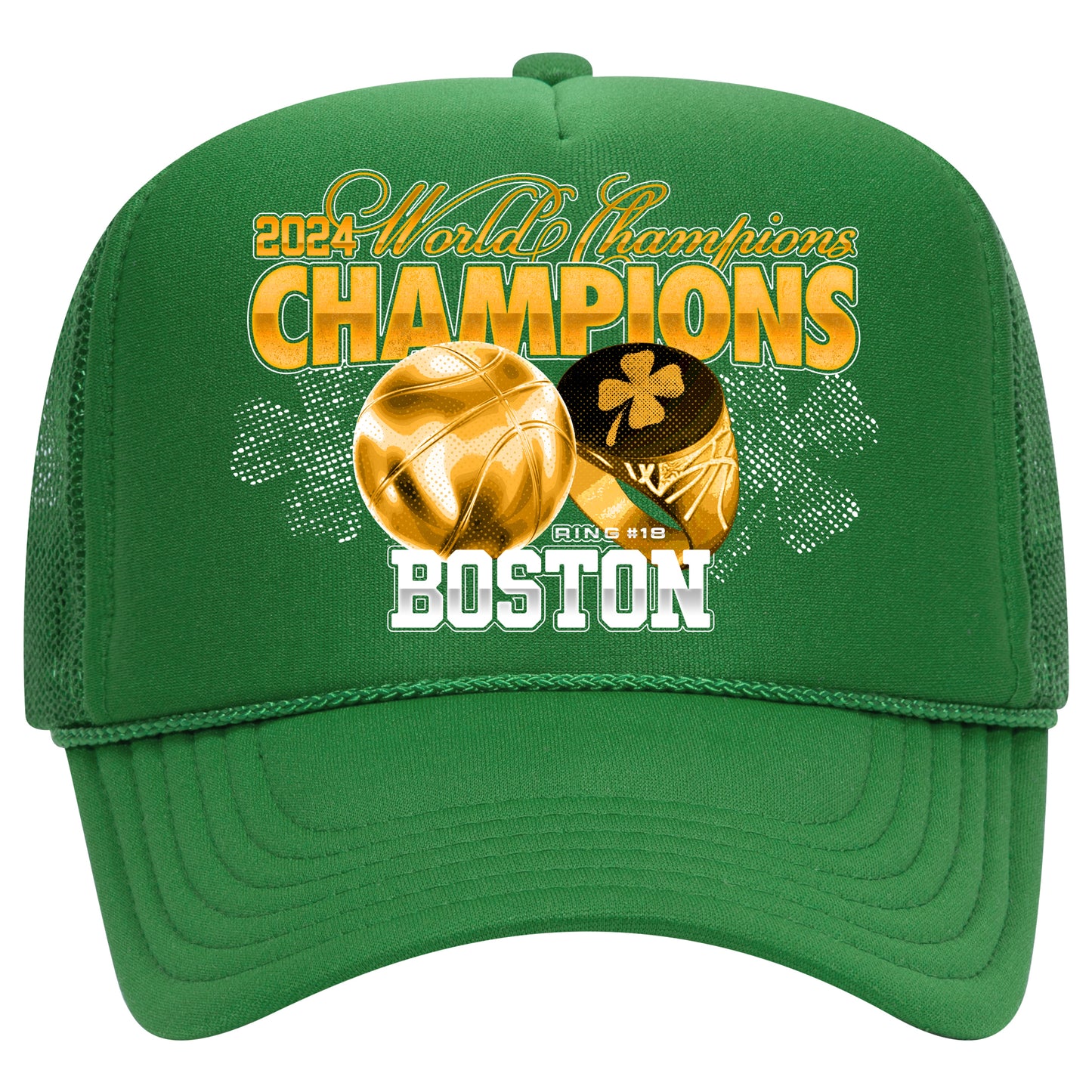 Boston Basketball 2024 World Champions Trucker Hat