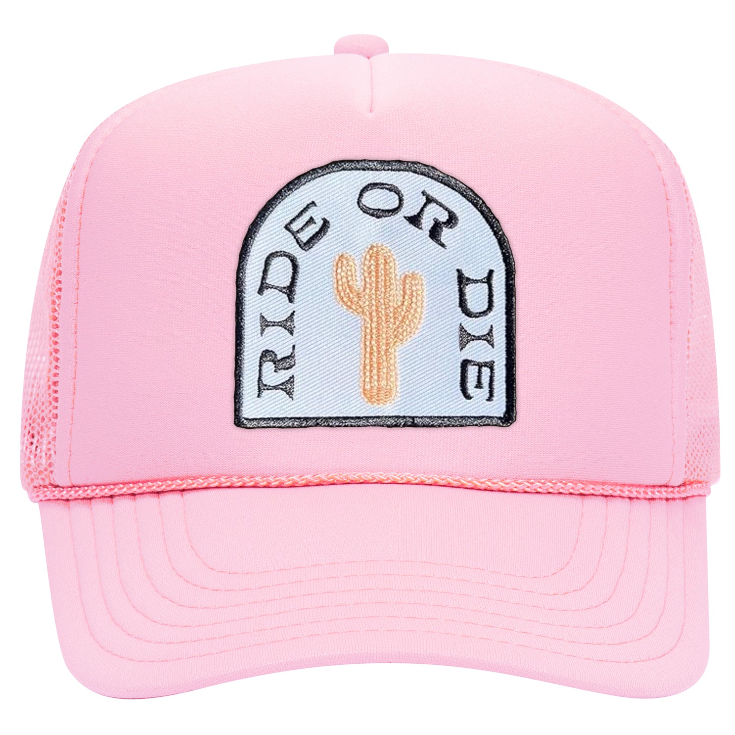 Ride Or Die Cowboy Patch Trucker Hat