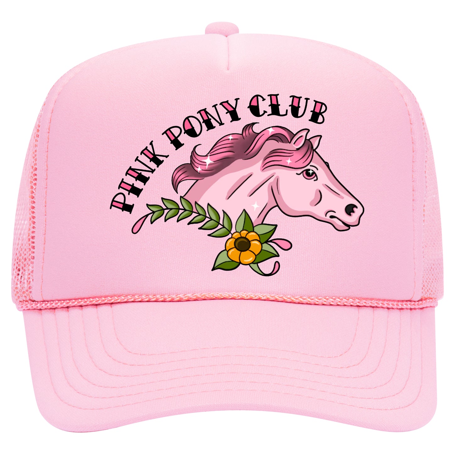 Pink Pony Club Sunflower Trucker Hat