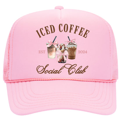 Iced Coffee Social Club Trucker Hat