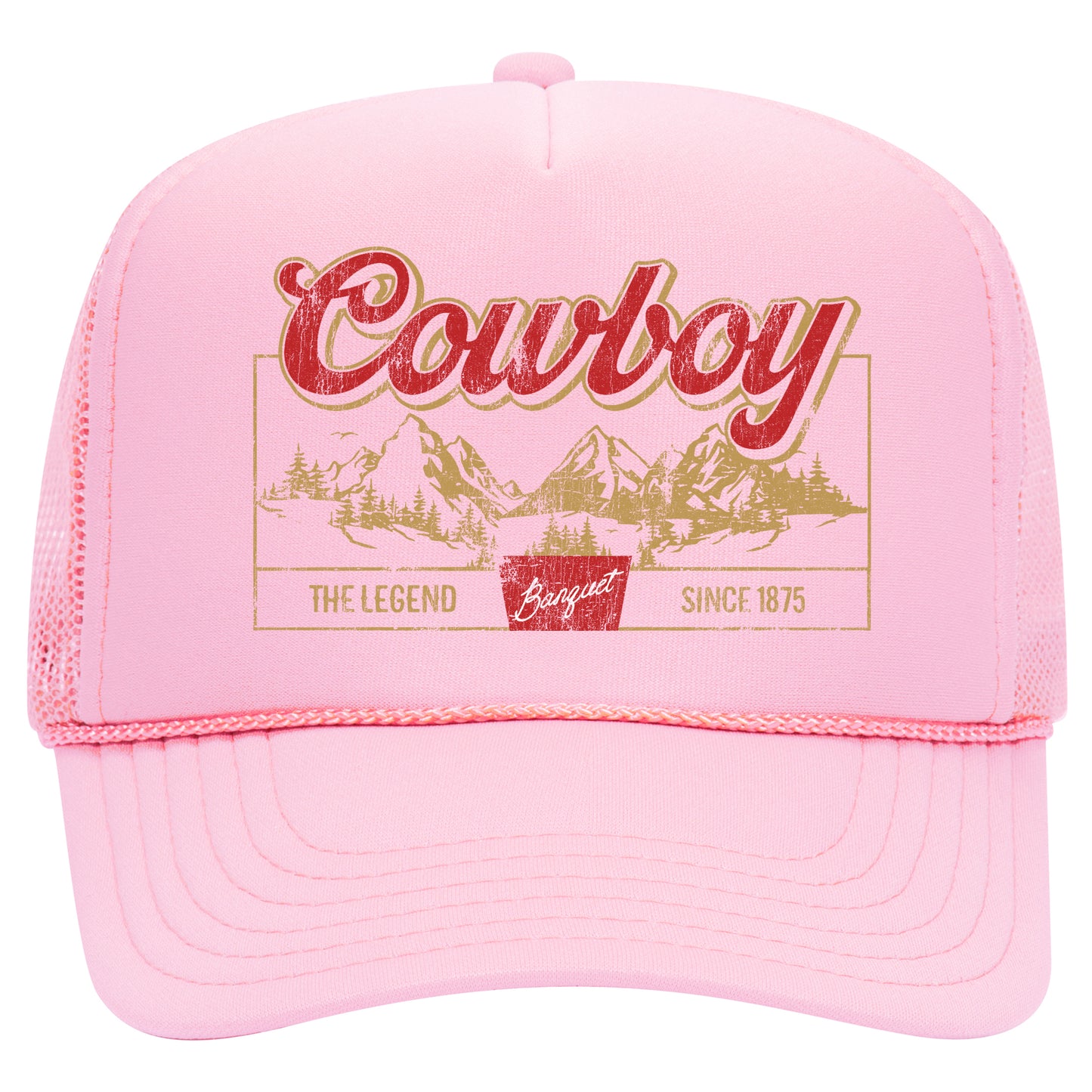 Cowboy The Legend Trucker Hat