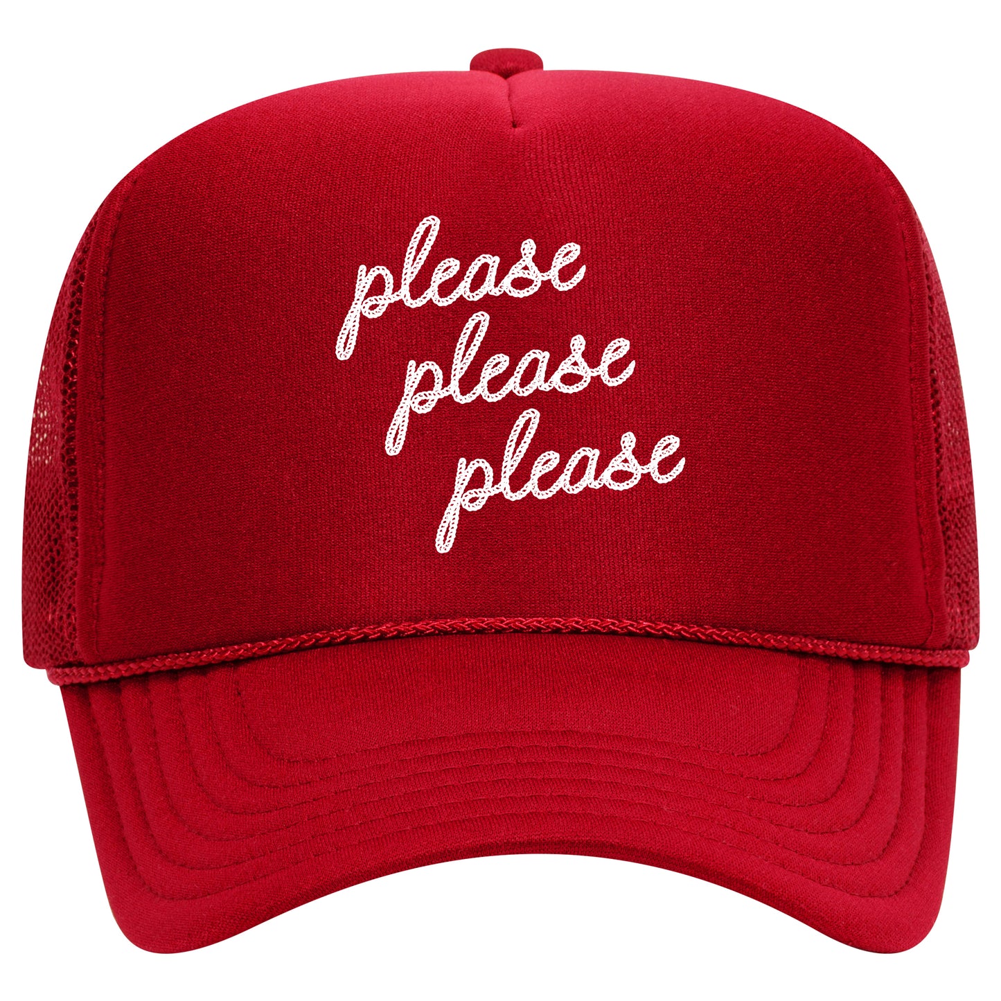 Please Please Please Trucker Hat