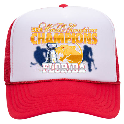 Florida Hockey 2024 Champions Trucker Hat