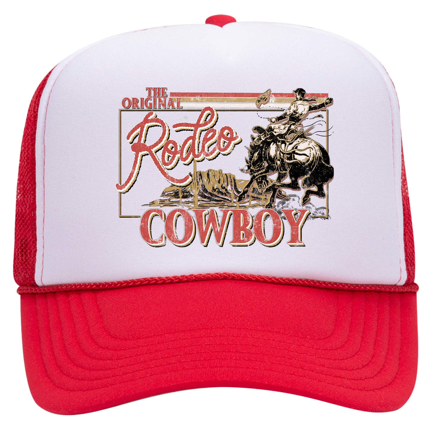 The Original Rodeo Cowboy Trucker Hat