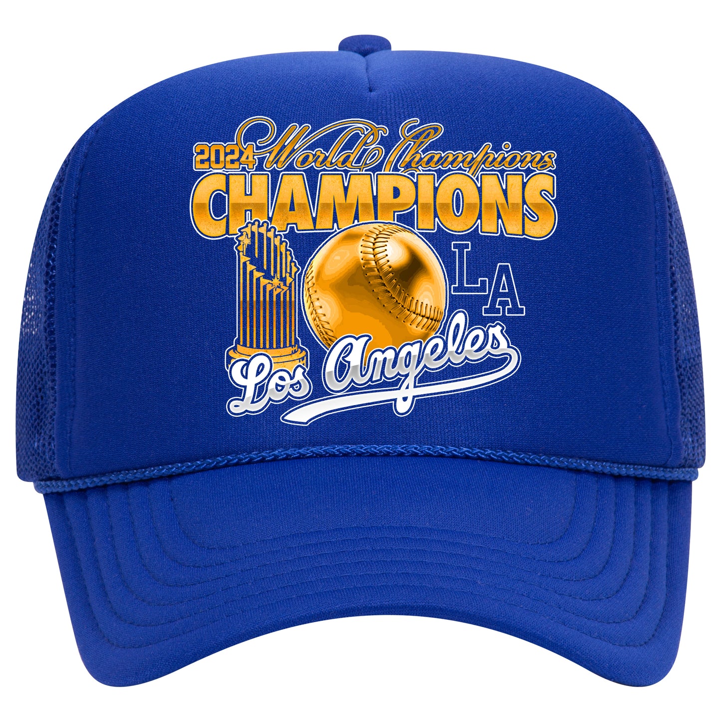 Los Angeles Baseball 2024 World Champions Trucker Hat