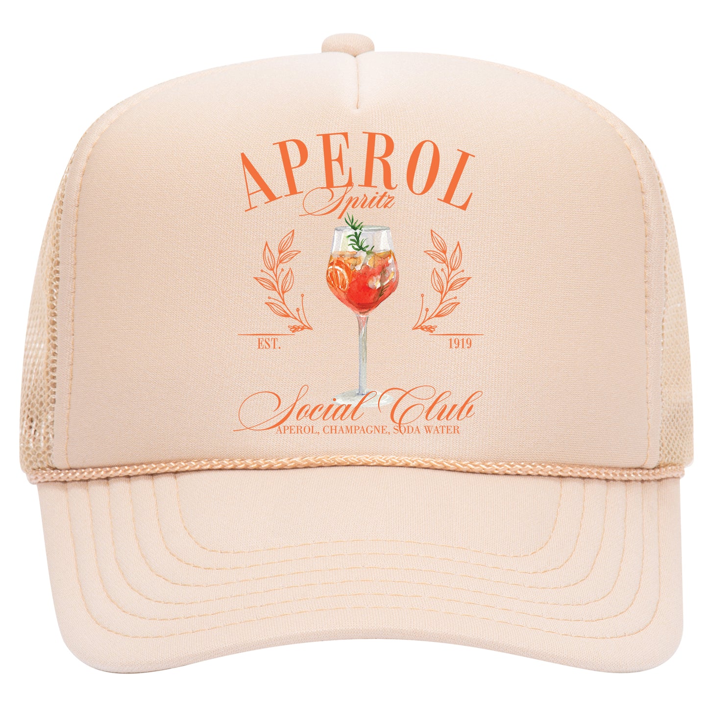 Aperol Spritz Social Club Trucker Hat