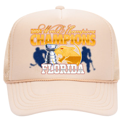 Florida Hockey 2024 Champions Trucker Hat