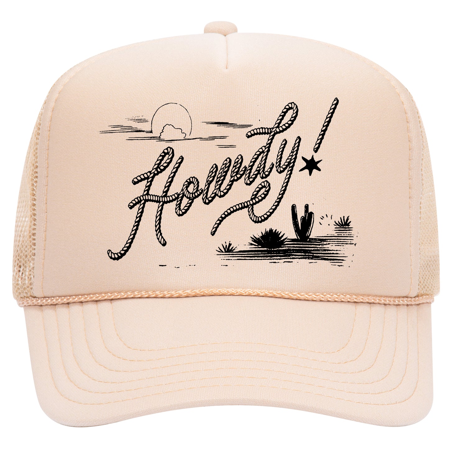 Howdy! Rope Trucker Hat