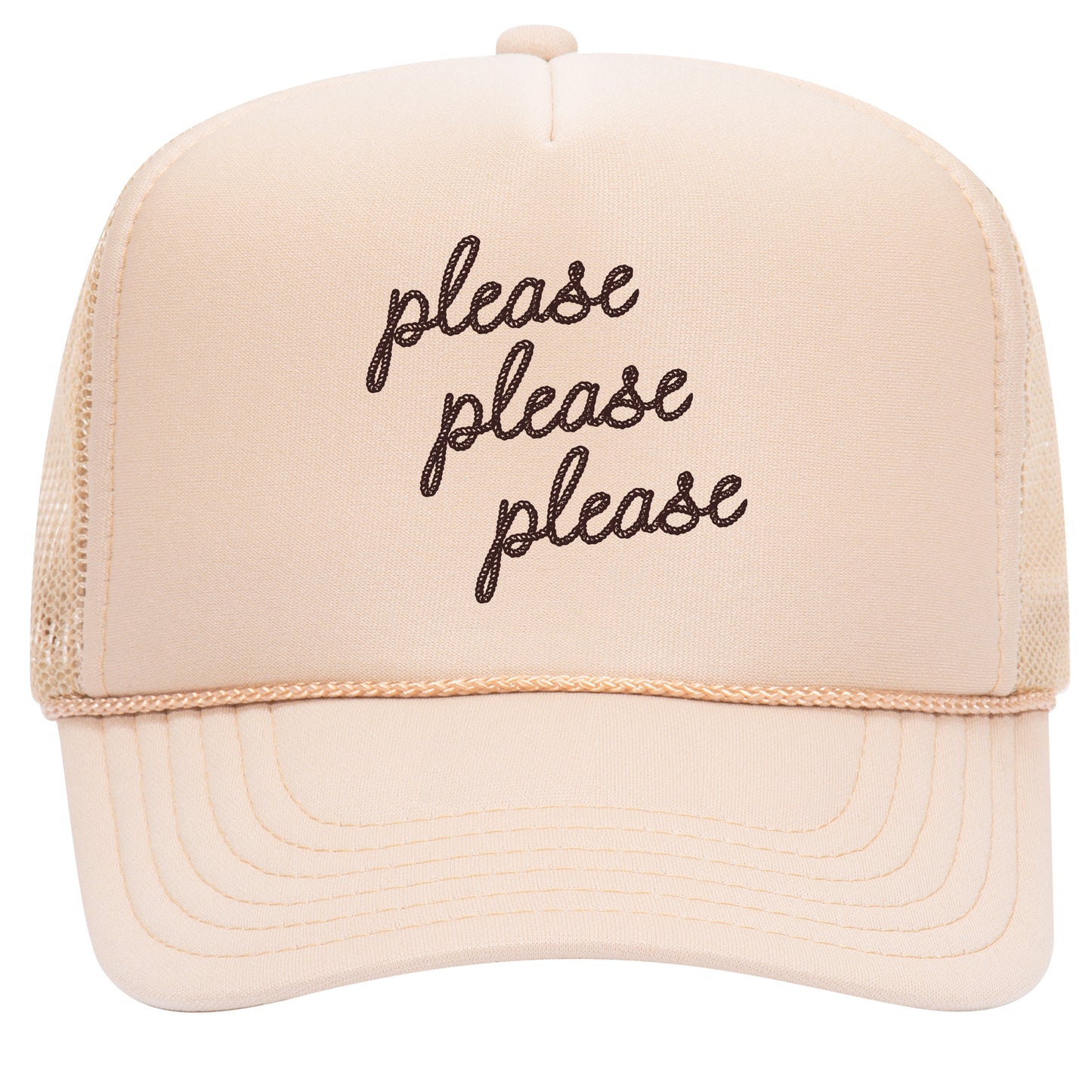 Please Please Please Trucker Hat