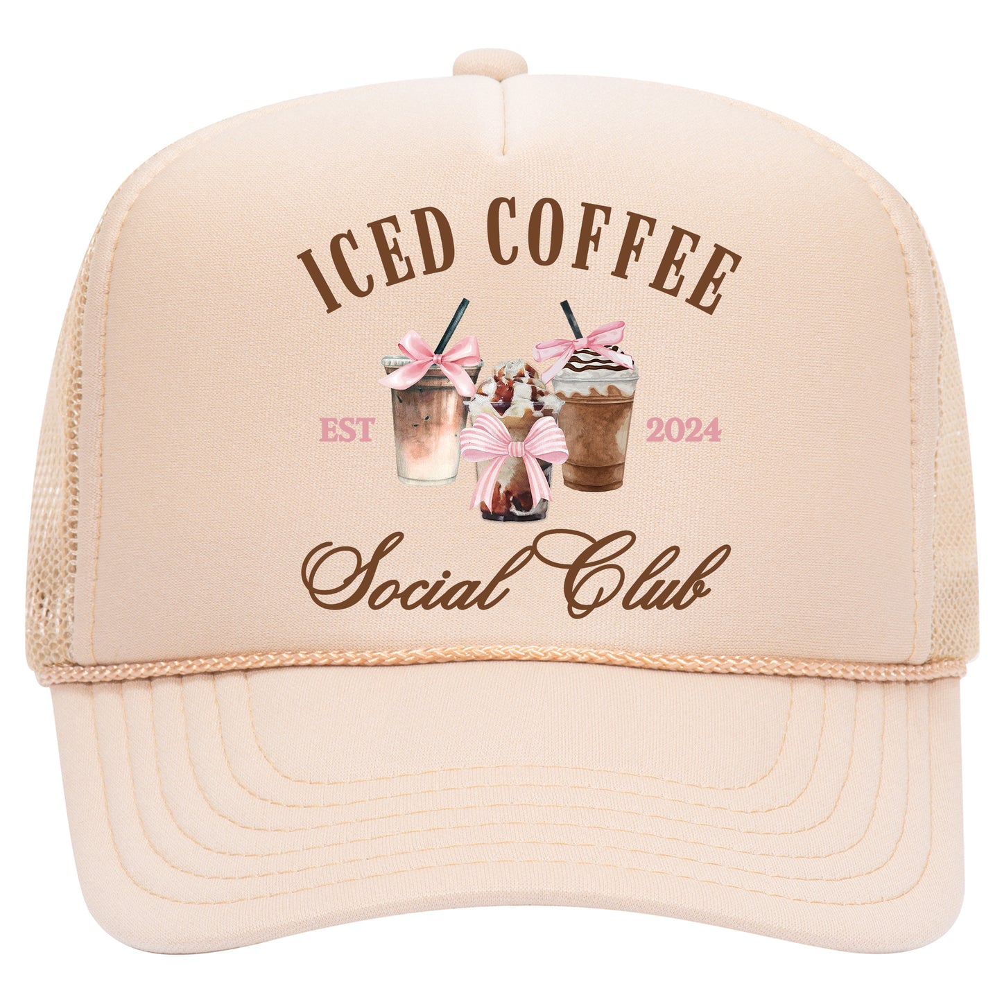 Iced Coffee Social Club Trucker Hat