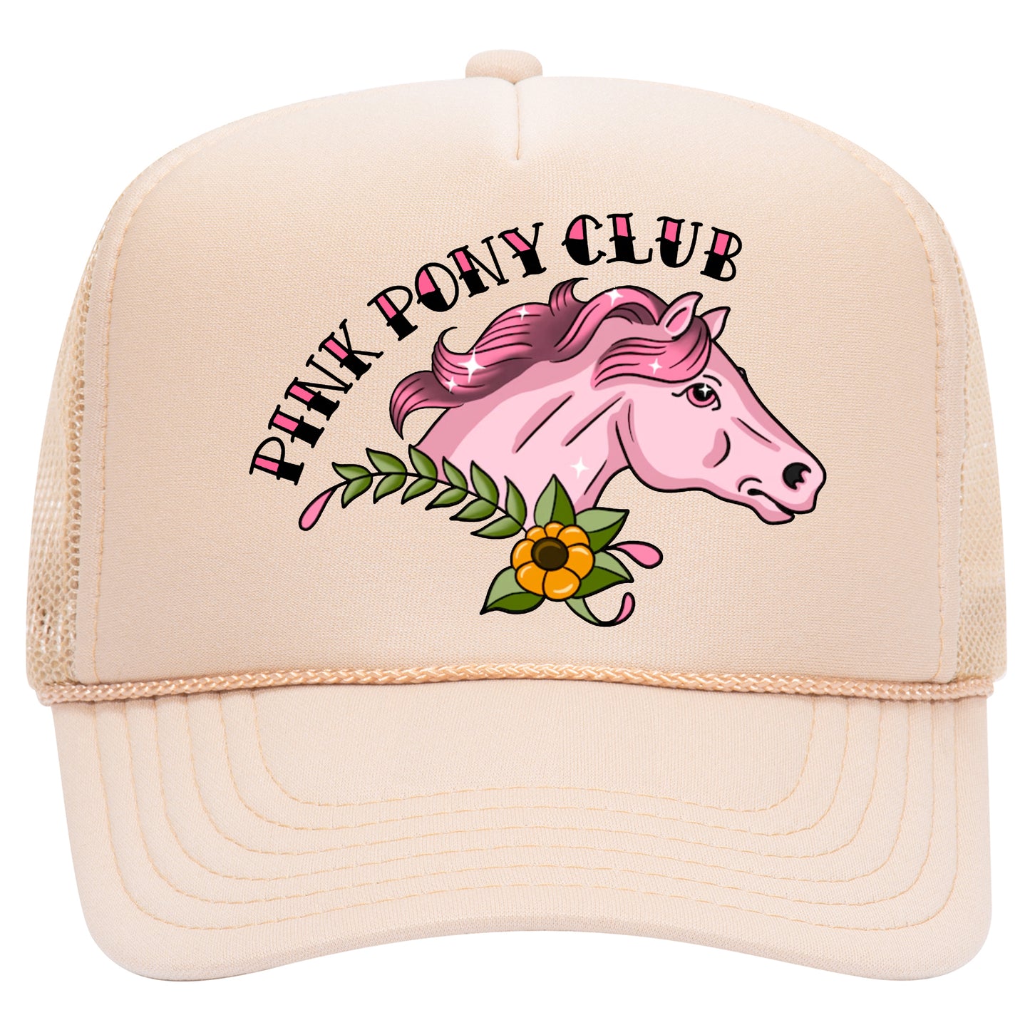 Pink Pony Club Sunflower Trucker Hat