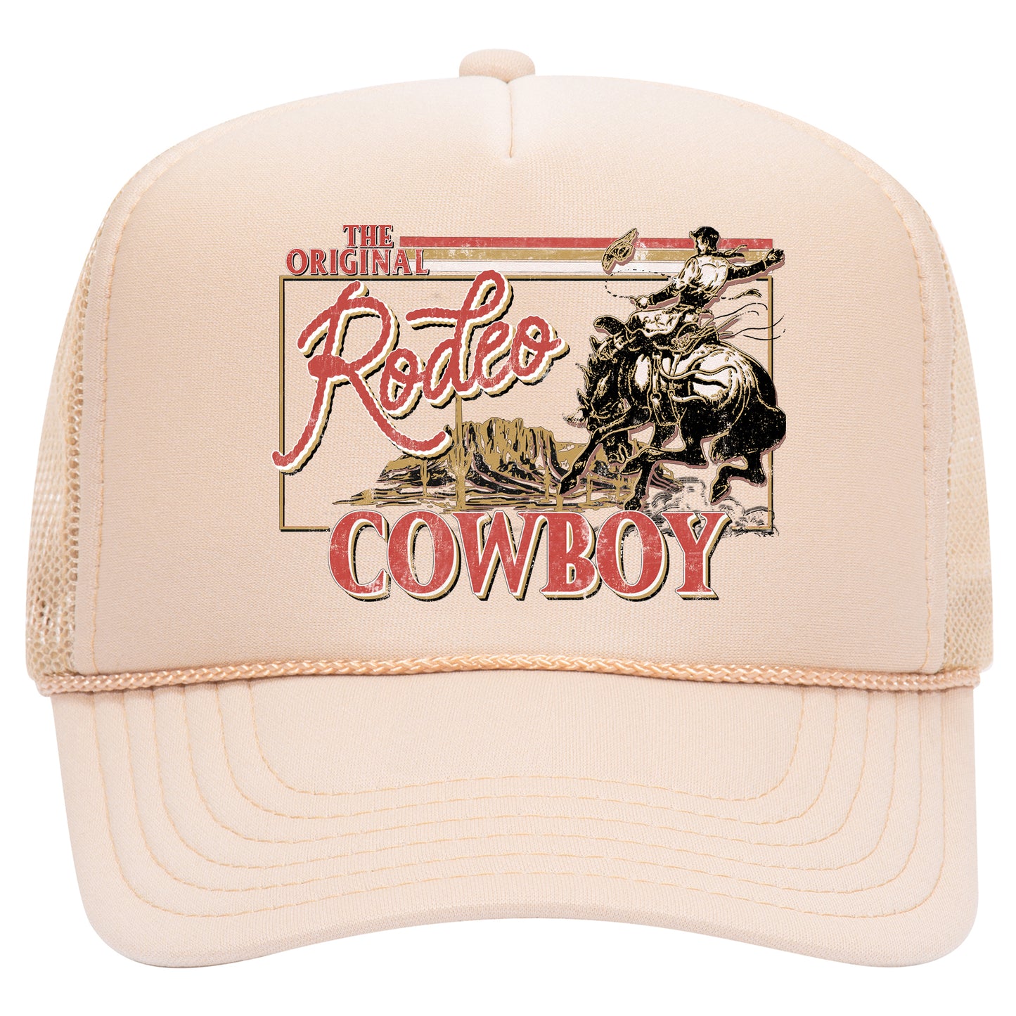 The Original Rodeo Cowboy Trucker Hat